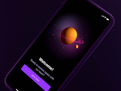 Planets @ SceneKit 3d 3d animation animation app b3d blender blender3d cosmos ios mobile planets scenekit space ui uiux xcode