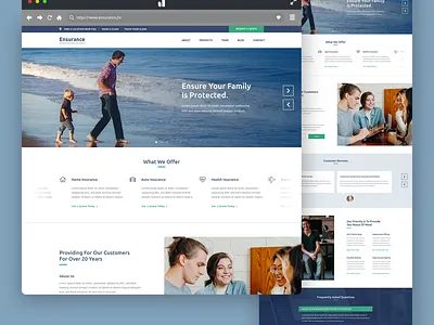 2019 Weekly Design #36/52 adobe xd business design insurance insurance agency ui uidesign uipractice web website