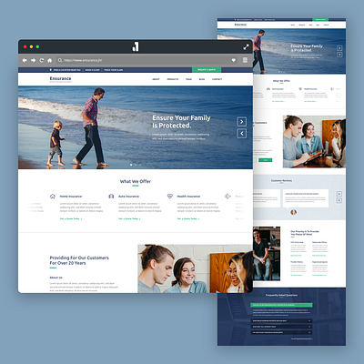 2019 Weekly Design #36/52 adobe xd business design insurance insurance agency ui uidesign uipractice web website