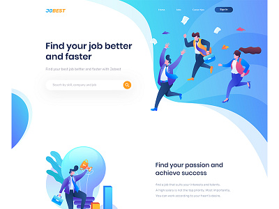 Jobest concept design minimal ui uidesign ux web webdesign