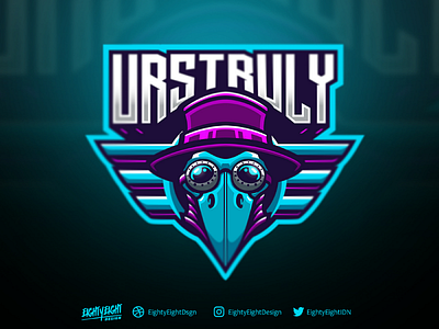 URSTRULY esport esports logo gamer gaming gaming logo logo logo esport mascot mascot logo mixer streamer streamer logo twitch