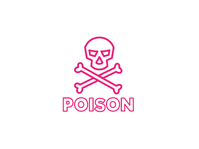 Poison Symbol Icon beware bone caution chemical crossbones danger dangerous dead death fatal hazard icon poison poisonous retro sign skull symbol toxic warning