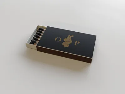 Olio E Pepe - Matchbook details 3d 3drender branding c4d cinema4d design flat illustration illustrator isometric logo octane octanerender packaging vector