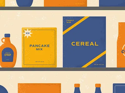 Breakfast Goodies breakfast design illustration packaging texture vector