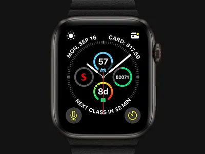Seneca 2020 - Apple Watch Face apple canada card college date face microphone one card parking pay rent room seneca studying time toronto watch watchface