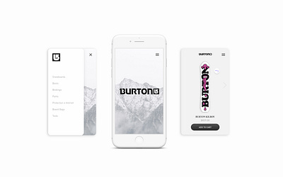 Burton App Redesign branding burton cool design ecommerce ecommerce app ios ios app logo mountain redesign sketch snow snowboard ui ui design uidesign uiux visual visual design