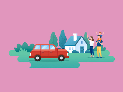 Kelwel_Sub illustration1 artwork character character illustration family illustration photoshop photoshop illustration website website illustration