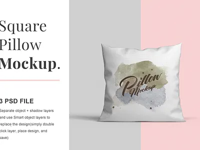 Square pillow psd mockups apparel art showcase cushion cushion mockup decoration elegant graphicdesign mockup mockup design mockup psd mockup template modern pillow design pillow mockup presentation presentations preview showcase square pillow