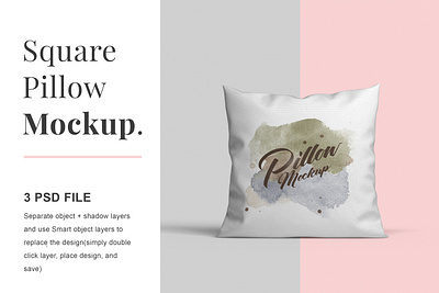 Square pillow psd mockups apparel art showcase cushion cushion mockup decoration elegant graphicdesign mockup mockup design mockup psd mockup template modern pillow design pillow mockup presentation presentations preview showcase square pillow