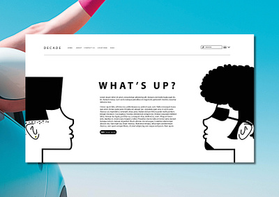 Decade - Landing Page animation brand identity branding branding design design designer graphic design illustration ui ux web webdesign websites