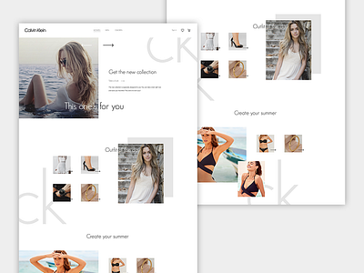 Redesign CK completed calvin klein clothes fashion