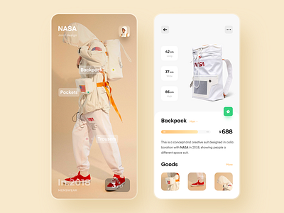 NASA app design icon illustration team ui ux 应用 设计