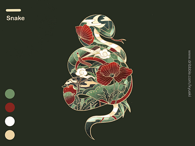 12 Symbolic Animals-Snake