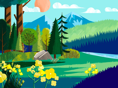 spring illustration