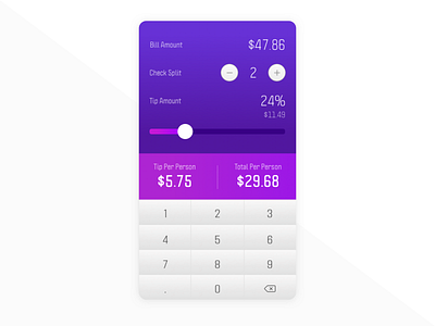 004 - Calculator | 100 UI Challenge app design calculator design mobile ui product design tip app ui ui challenge