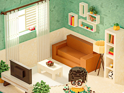 C4D scene exercise design