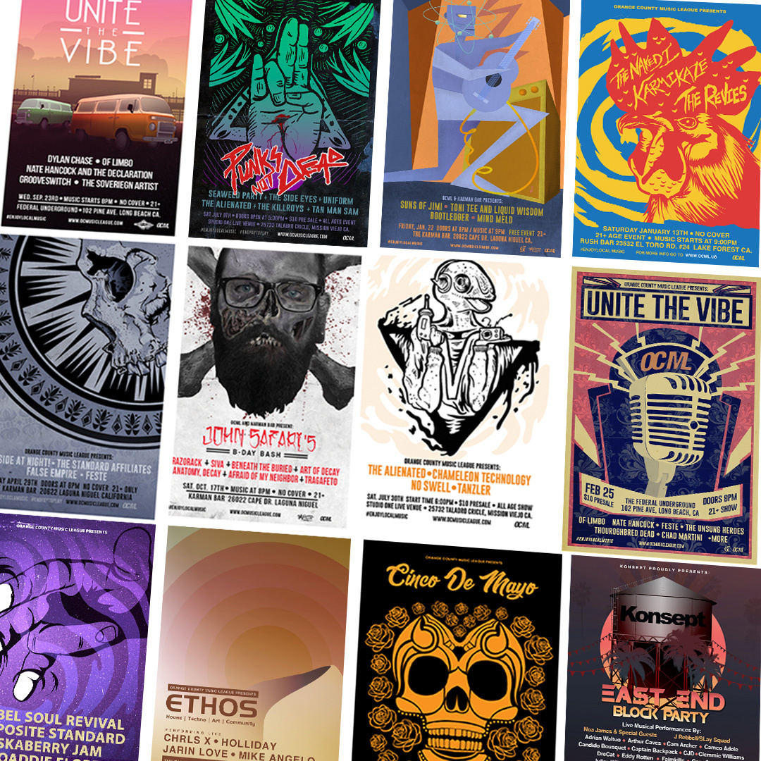 Example of Poster Design for Local Shows