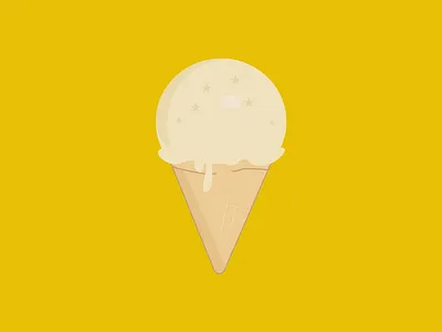 Ice cream affinity affinitydesigner cone flat icecream vector vector illustration