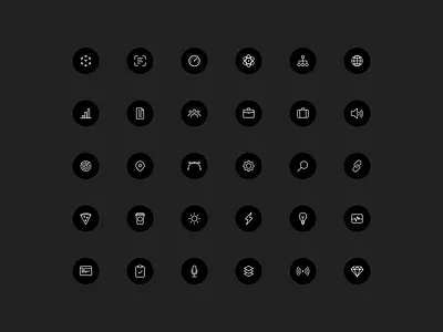 80+ Icons design icon icon design icon set iconography outline tech ui vector
