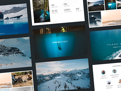 Sales Deck - Alex Strohl alex strohl branding deck deck design minimal photographer photography sales deck