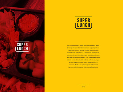 SuperLunch Logo Design brand design brand identity branding design flat design logo logo design logotype monogram vector