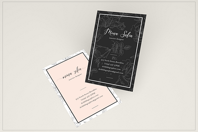 Card | Aisyah Font branding business card design fonts