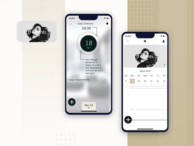 Salon Mobile Application Design graphicdesign logo mobile app design salon app ui design ux design