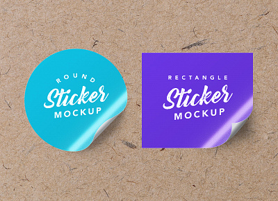 Free Textured Round & Rectangle Sticker Mockup PSD free download free mockup free psd freebie mock up mockup mockup psd psd psd mockup rectangle sticker mockup round sticker mockup sticker sticker mockup