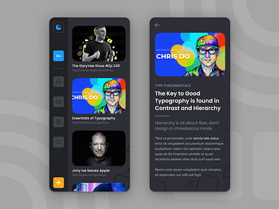 RSS Feed - Adobe Live Stream app branding clean design flat illustration minimalistic mobile typography ui ux