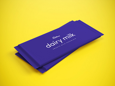 A minimal take on the Dairy Milk Wrapper branding chocolate chocolate packaging confectionery dairy dairymilk dribbble dribbbleweeklywarmup milk milkchocolate minimal minimalism minimalist packaging packaging design packagingdesign