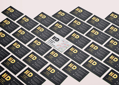 HD business card branding business card design mockup