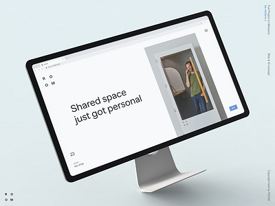 ROOM business clean corporate design desktop ecommerce fullscreen grid interaction landing layout minimal product site typography ui ux web website whitespace