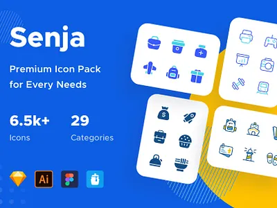 Senja : Icons for Every Need filled icon icon set icons icons pack line minimalist outlines stroke thin vector