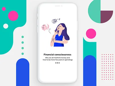 Investment app concept for GenZ app branding design fintech handdrawn illustration investment millenials procreate procreate art procreateapp ui ui design