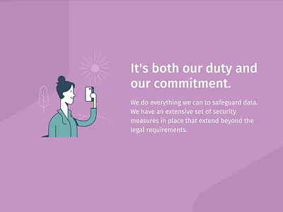 Privacy microsite animation animation brand design illustration microsite motion privacy