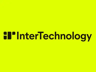 InterTechnology branding icon identity logo simple symbol