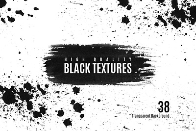 Watercolor Black Texture Clip Art artwork black black and white branding clean clipart creative elegant handmade illustration layout logo minimal modern multipurpose professional round textures ui watercolor