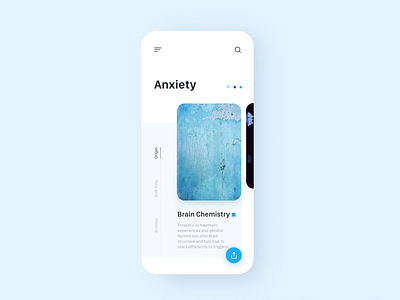 Cognitive App animation design interface ios mobile psychology share ui ux