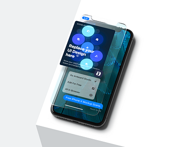 iPhone X UI Mockup app apple application artboard studio design interface iphone ui ux