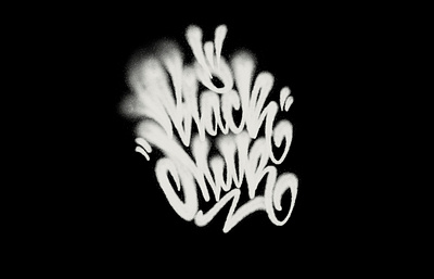 black milk black calligraphy fatcap graffiti lettering logo logotype milk procreate spray type typography каллиграфия леттеринг