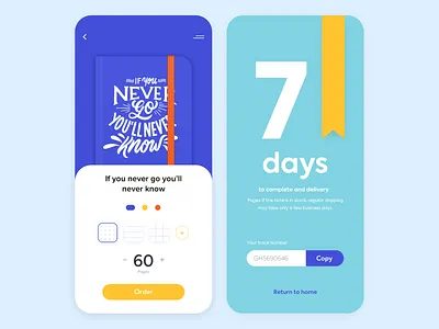 Mobile app - Smart Note app clean colors design minimal mobile smart typogaphy ui ux