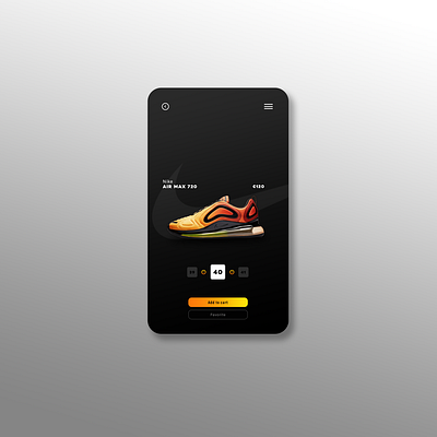 NIKE - Web Design adobe photoshop app app design design nike nike air max ui web webdesign website