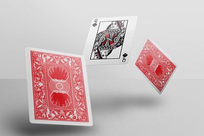 Playing Poker Card Playing Mockups brand identity branding cards casino design casino games graphic design mockups playing card poker poker card product display stylish