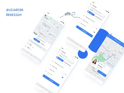 QuickRide Redesign bangalore concept design figma redesign ui uiux