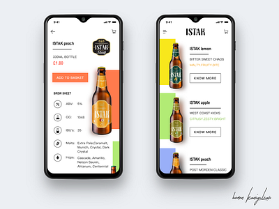 Beer android beer branding design drink flat ios iran istak kurdistan minimal sanandaj ui ui design