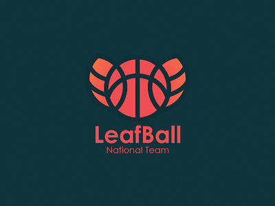 LeafBall Logo brand design brand identity branding design illustration illustrator logo logo design logobranding logodesign vector