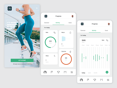 Manulife move fitness app censors daily exercise fitness fitnessapp goals insurance app insurance company mobile ui ux