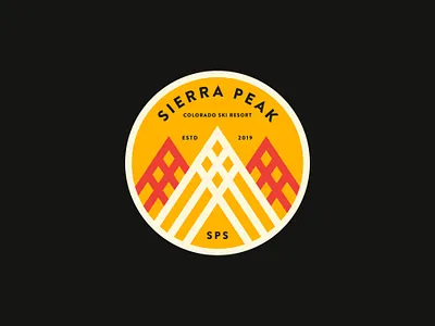 Daily Logo Challenge - 8 adventure badge badge logo branding clean daily logo dailylogochallenge design extreme sports flat illustration minimal mountain outdoors patch ski resort skiing sports vector