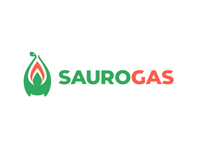 saurogas 1 brand branding dinosaur flame gas icon illustration logo mark mexico