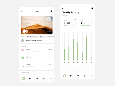 Card analysis app brand card credit card design dribbble illustration sketch ui ux vector web